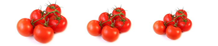 Calibrado del tomate racimo