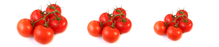 Calibrado del tomate racimo Calibrado del tomate racimo